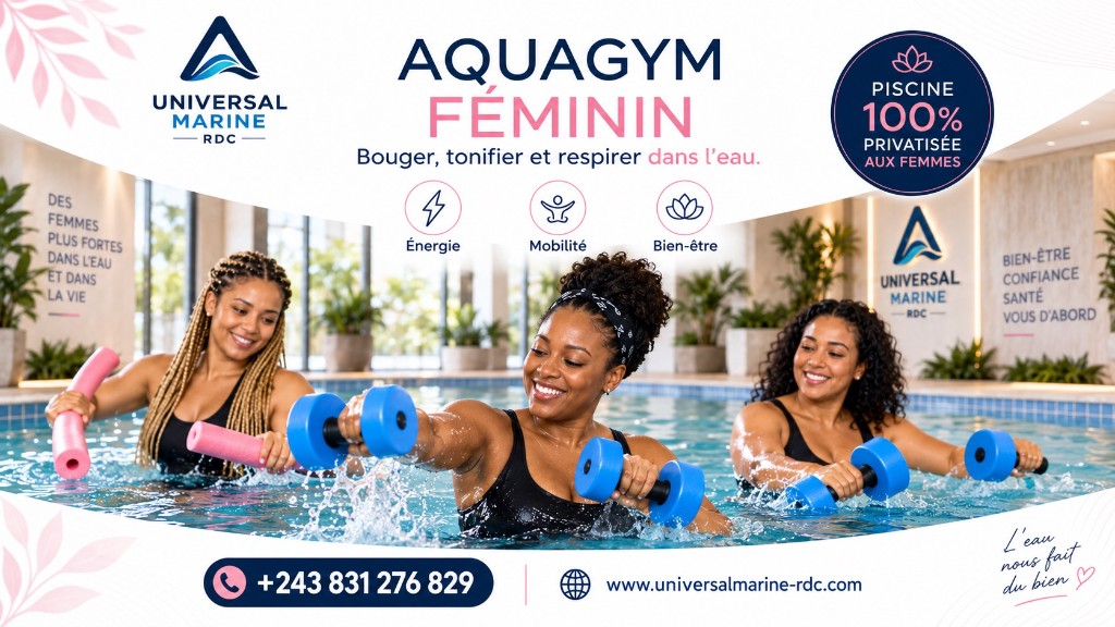 Aquagym féminin : énergie, mobilité et bien-être dans l'eau