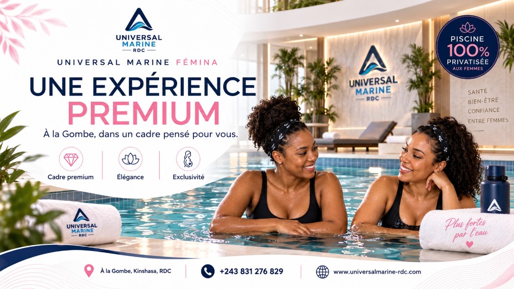 Une expérience premium Femina à la Gombe, dans un cadre pensé pour les femmes