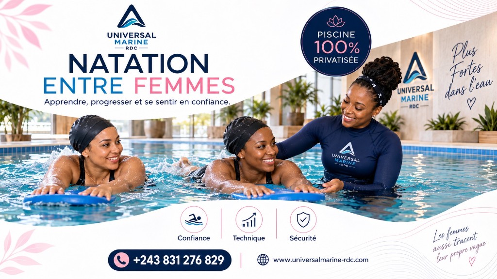 Natation entre femmes : apprentissage, progression et confiance dans une piscine privatisée