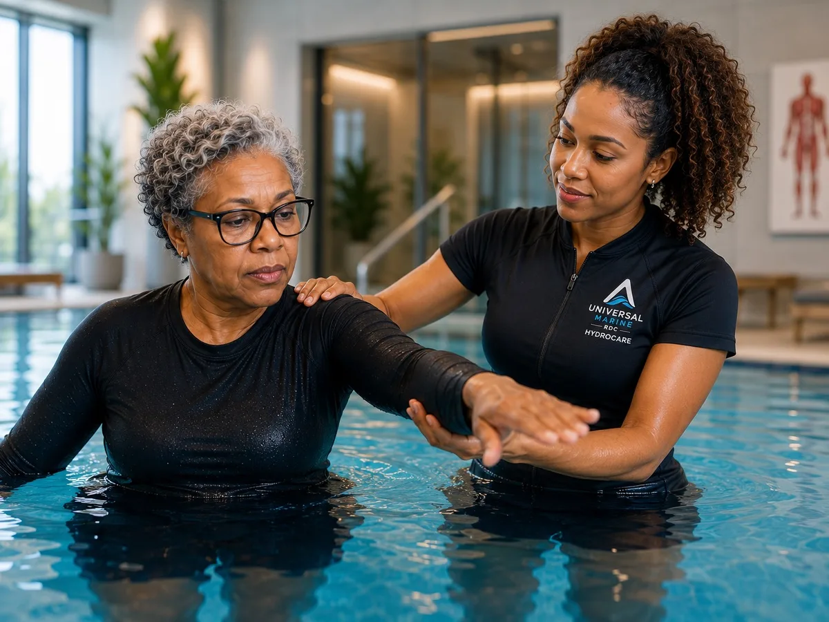 Activité aquatique douce et accompagnée en natation thérapeutique HydroCare