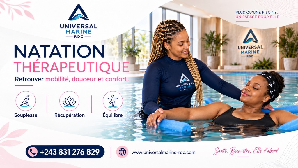 Natation thérapeutique : mobilité, douceur et confort dans l'eau